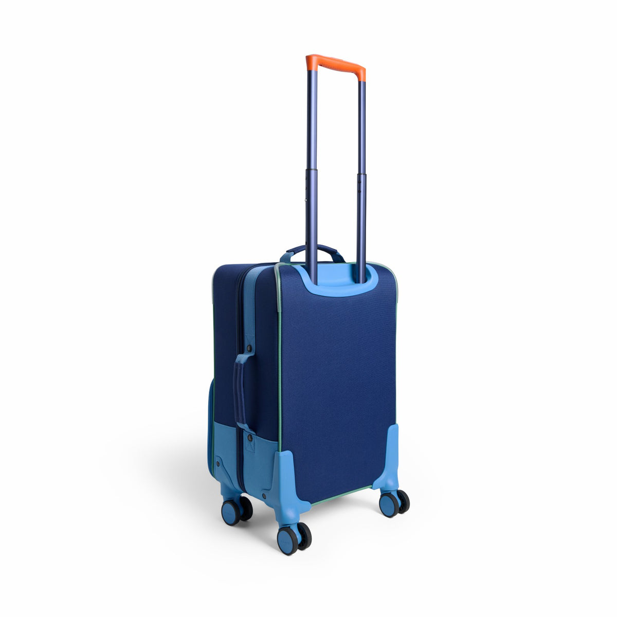 Logan Carry-On Suitcase Blue Green Orange