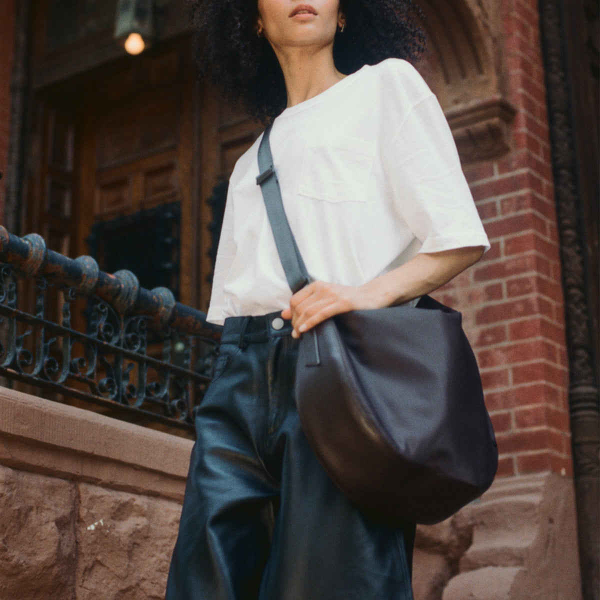 Luna Crossbody Recycled Nylon Brown
