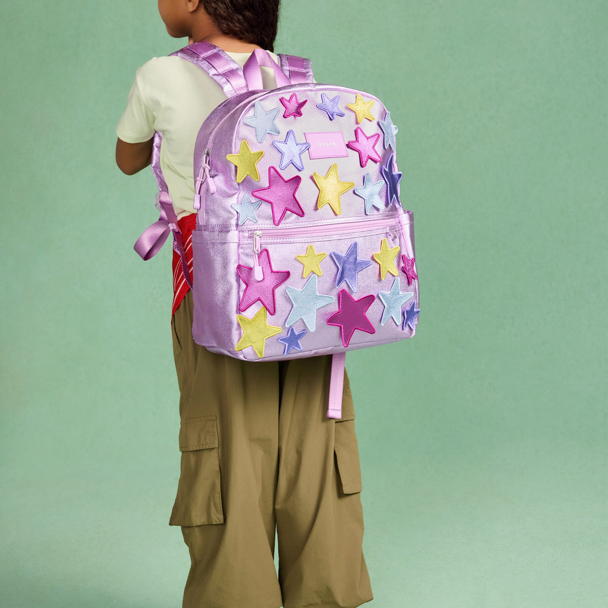 Kane Kids Backpack Metallic 3D Stars