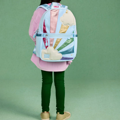 Kane Kids Mini Backpack Recycled Polycanvas Rainbow Cloud