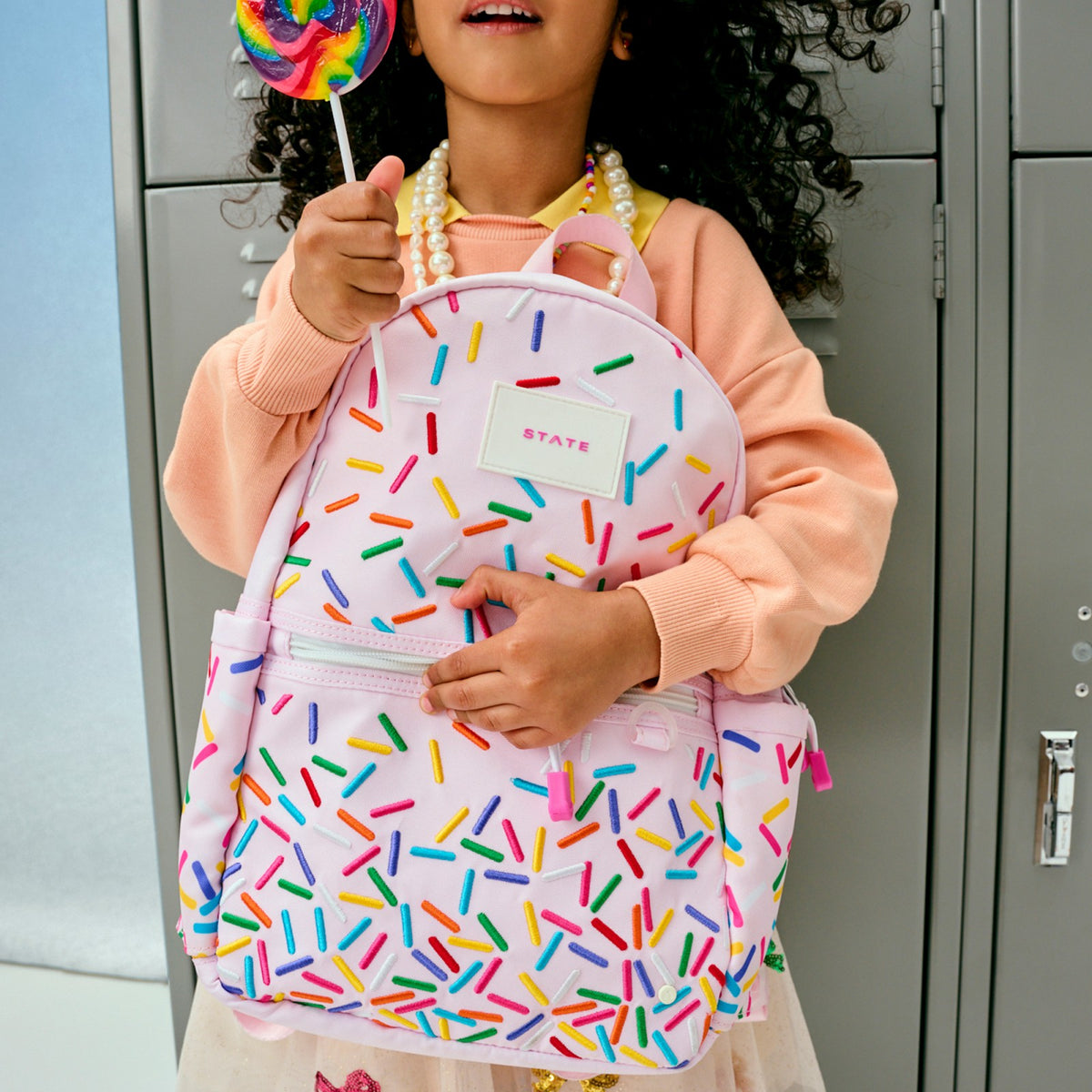 Kane Kids Mini Backpack Recycled Polycanvas Sprinkles