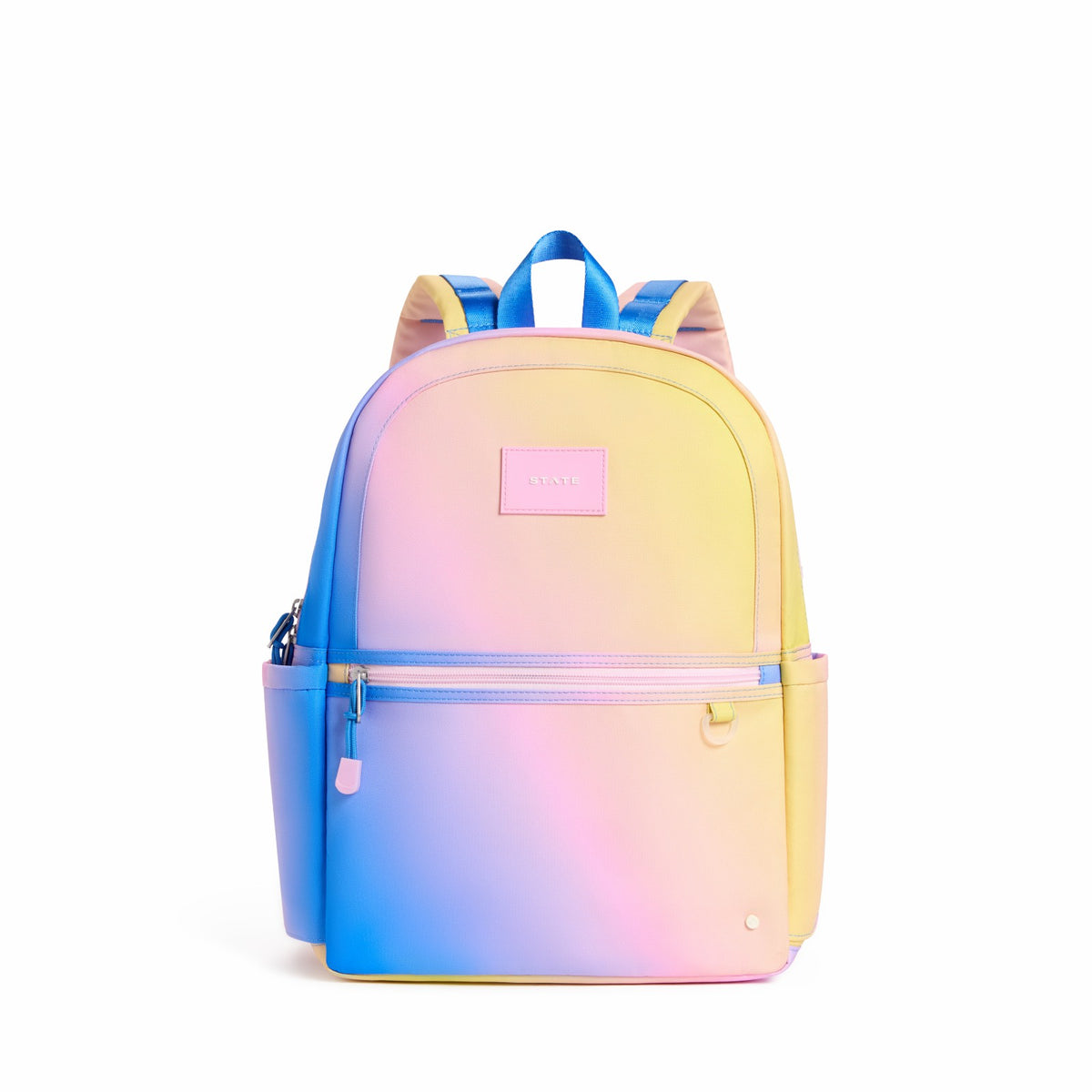 Kane Kids Backpack Polyester Canvas Blue/Pink/Yellow Gradient