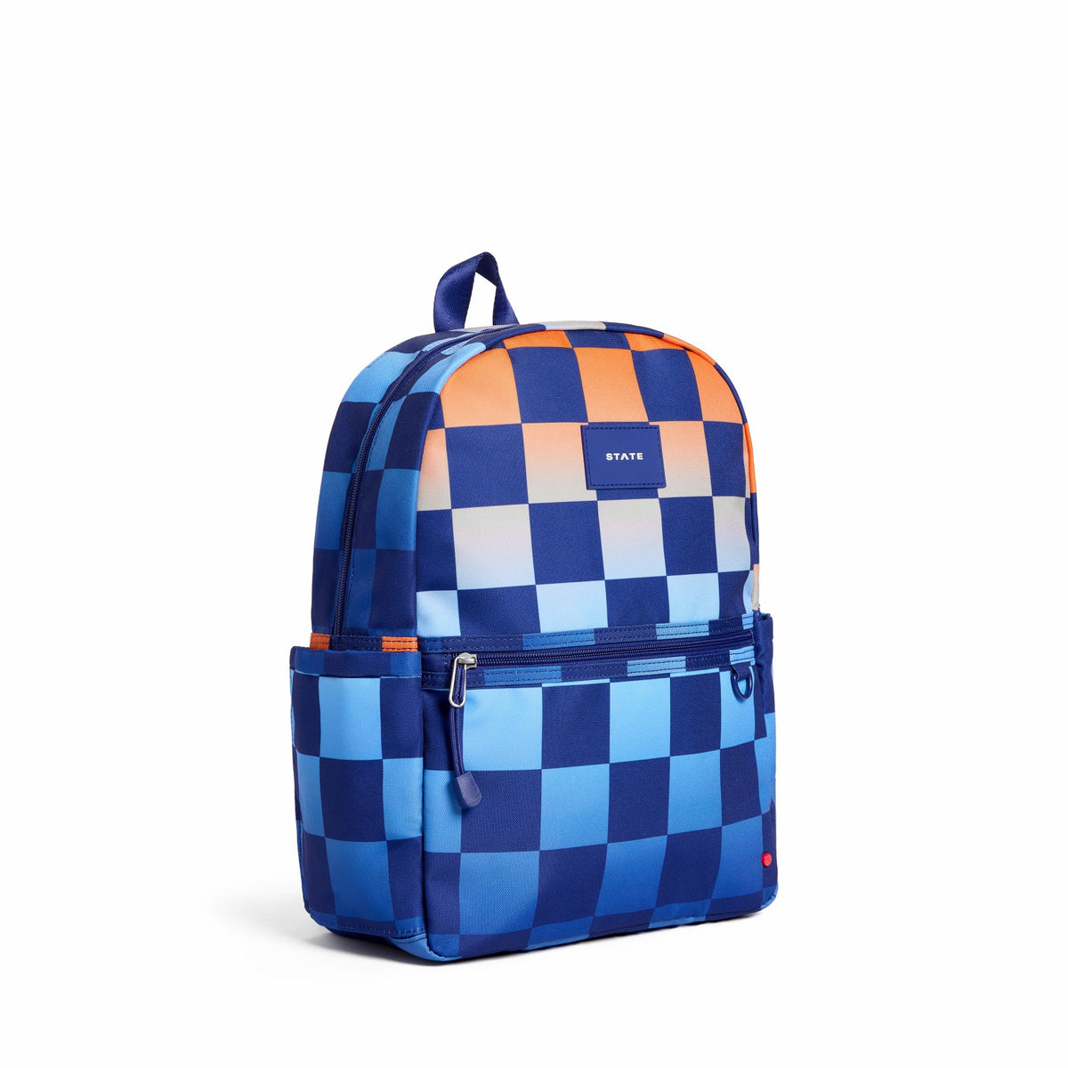 Kane Kids Travel Backpack Printed Canvas Gradient Checkerboard