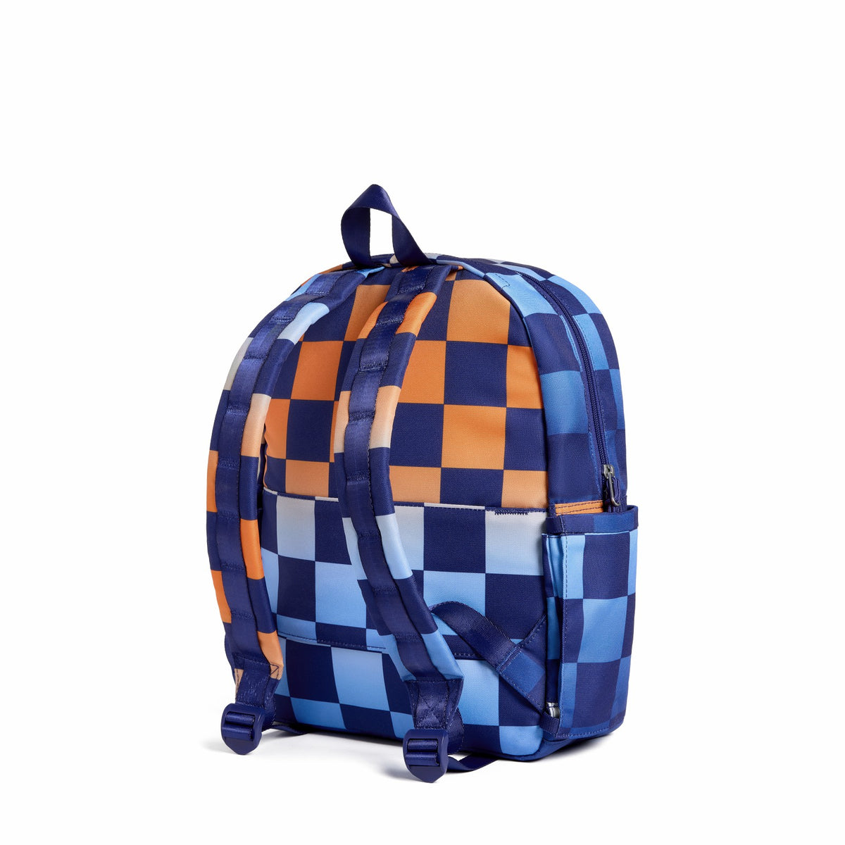 Kane Kids Travel Backpack Printed Canvas Gradient Checkerboard