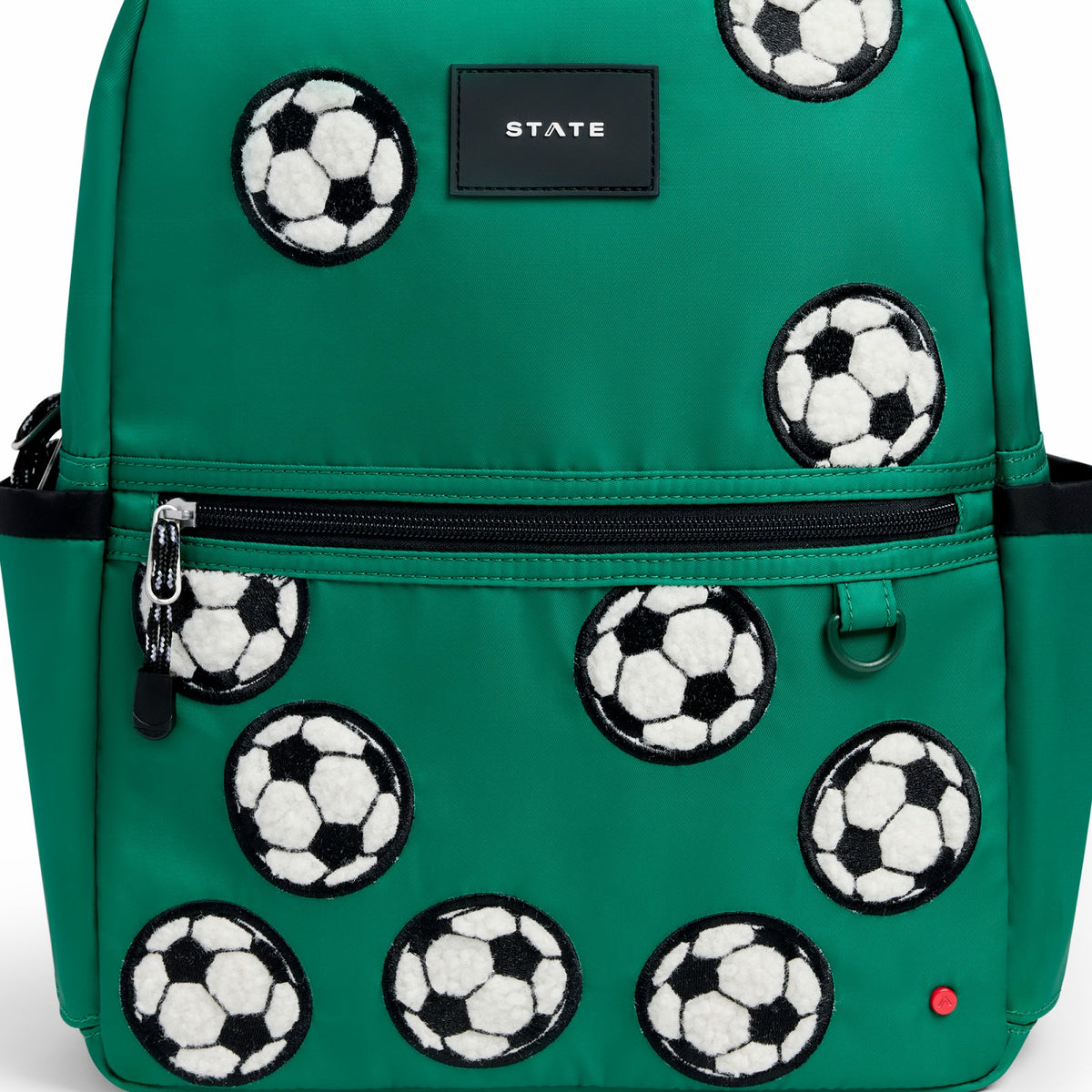 Kane Kids Backpack Nylon Fuzzy Soccer Balls