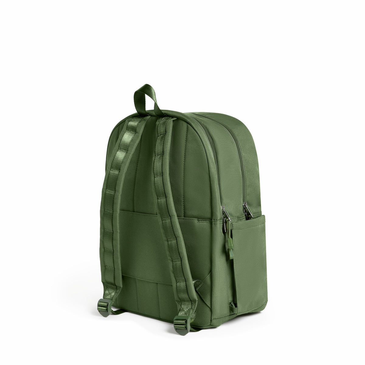 Kane Kids Large Backpack Recycled Poly Canvas Solids Olive
