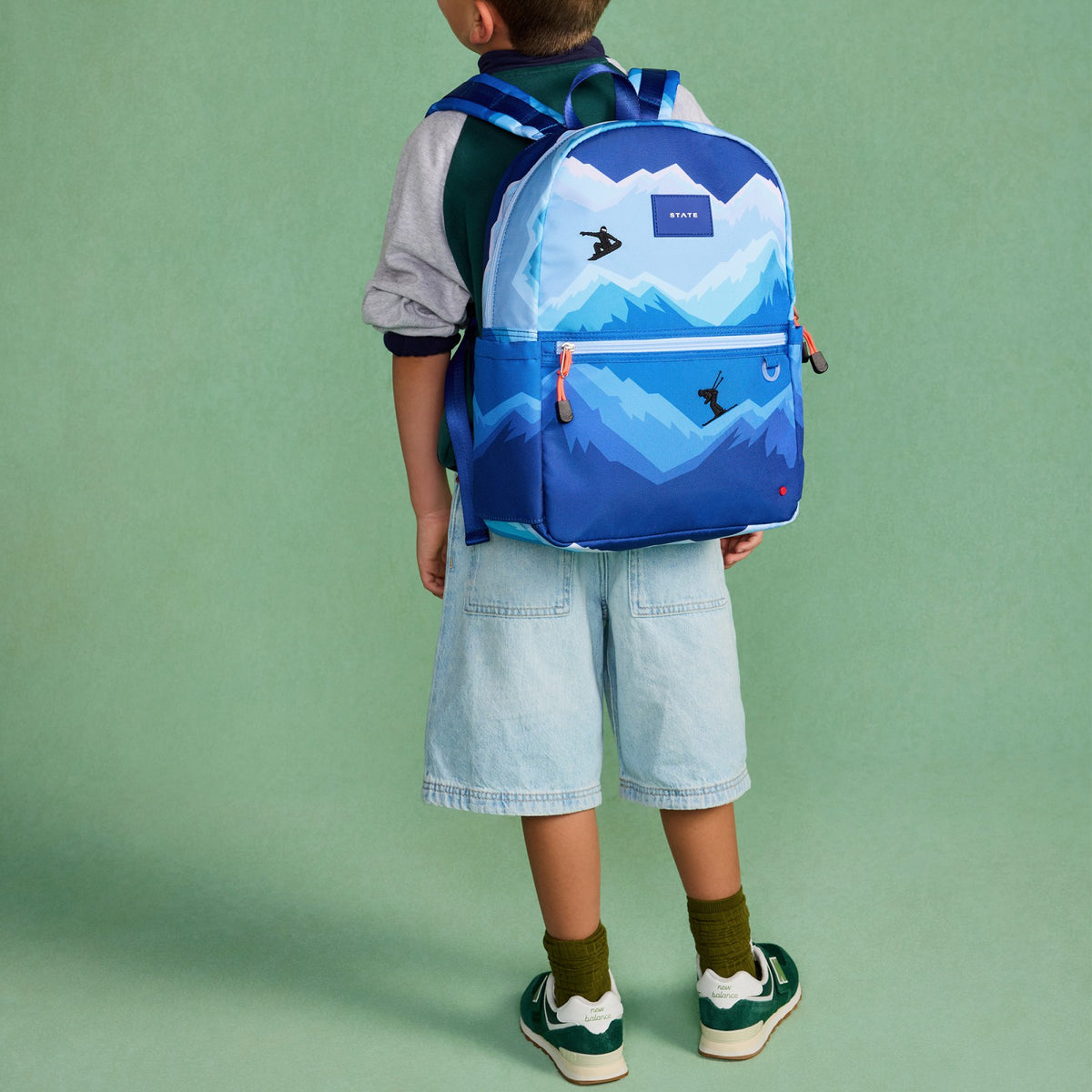 Kane Kids Backpack Polyester Canvas Mountains