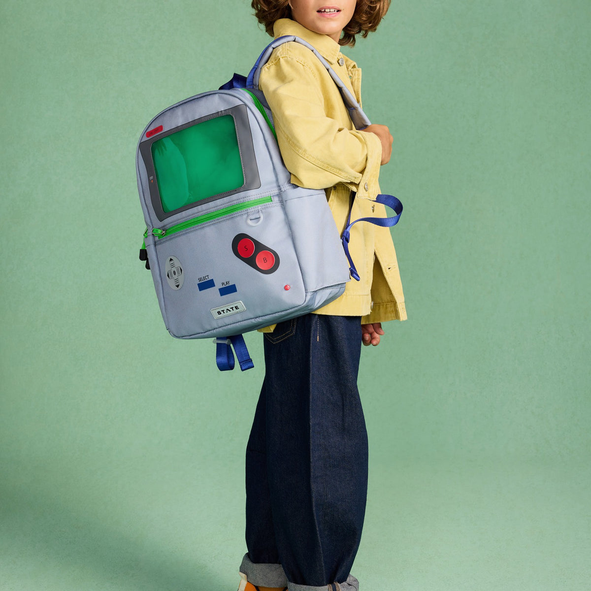 Kane Kids Travel Backpack Recycled Polycanvas Videogame