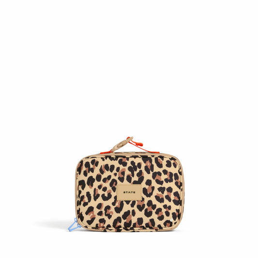 Rodgers Lunch Box Recycled Poly Canvas Leopard