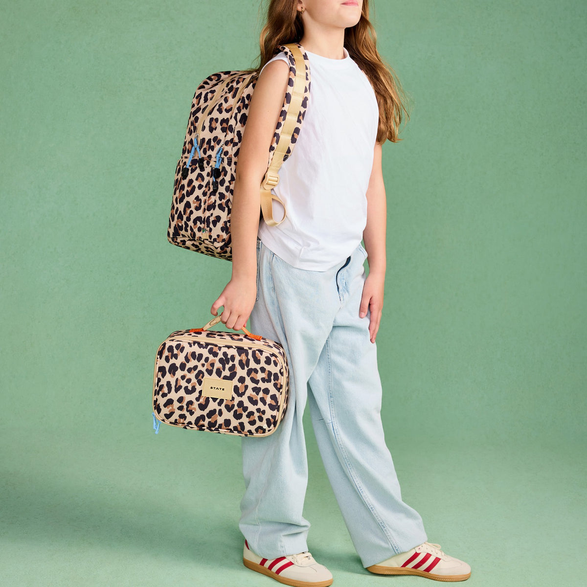 Rodgers Lunch Box Recycled Poly Canvas Leopard
