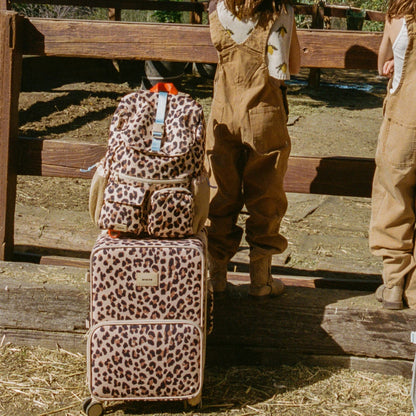 Logan Carry-On Suitcase Leopard