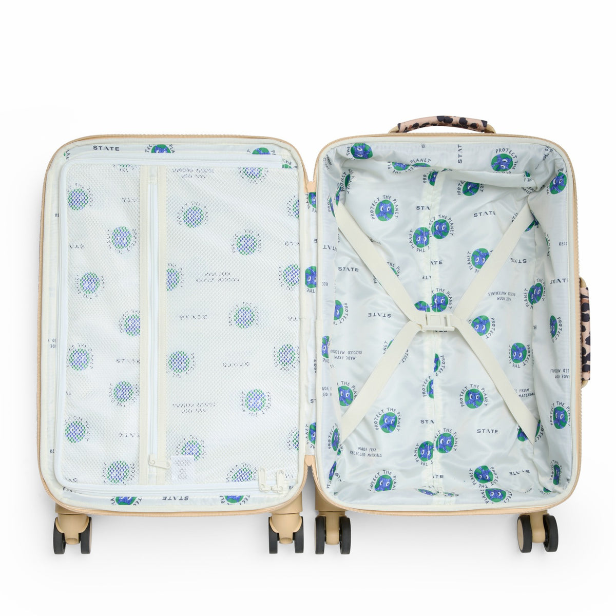 Logan Carry-On Suitcase Leopard