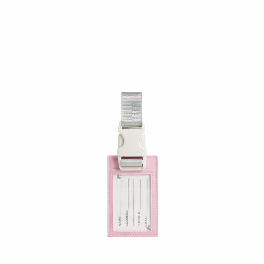 Logan Luggage Tag Metallic Pink/Silver