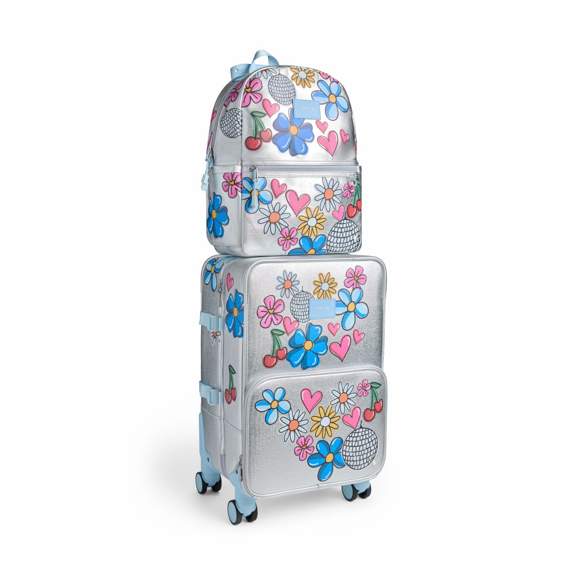 Logan Carry-On Suitcase Metallic Graffiti