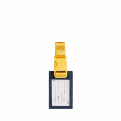 Logan Luggage Tag Polyester Canvas Green/Navy