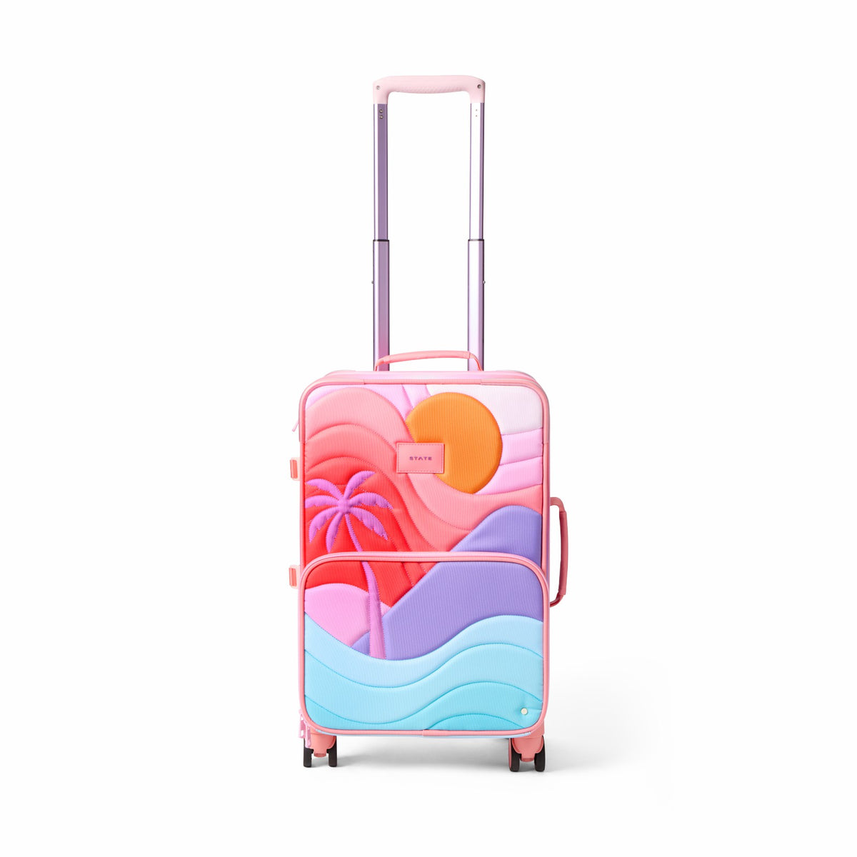 Logan Suitcase Nylon Puffer Sunset