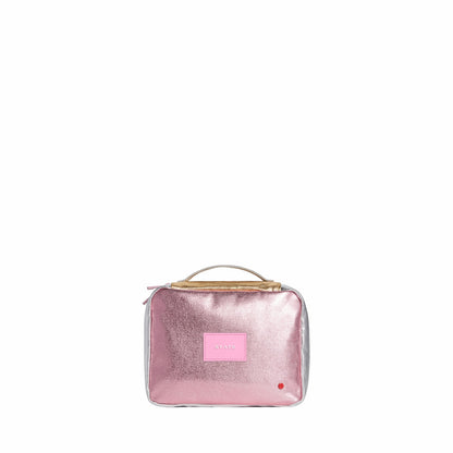 Bensen Toiletry Kit Metallic Pink/Silver