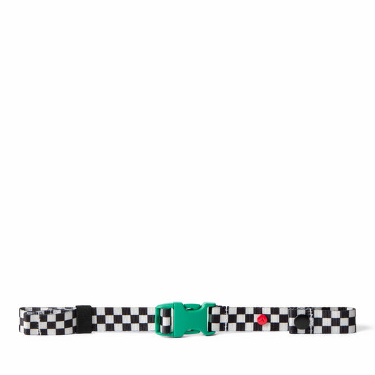 Detachable Chest Strap Checkerboard Green