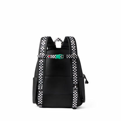 Detachable Chest Strap Checkerboard Green