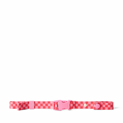 Detachable Chest Strap Strawberry Check