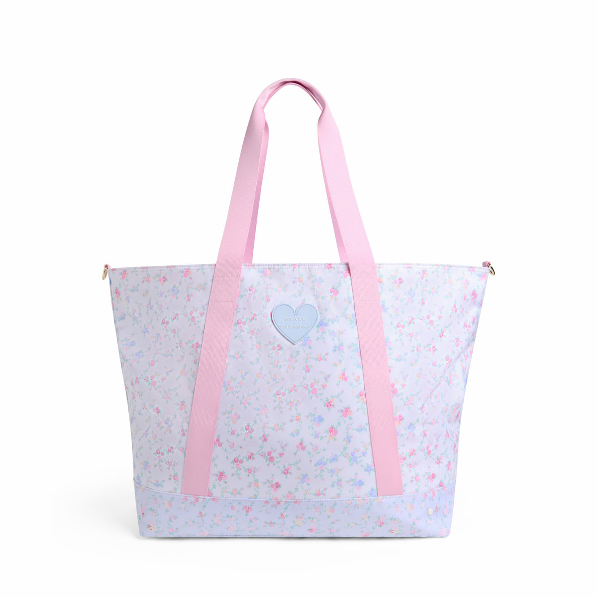 STATE x LoveShack Fancy Graham XL Tote Confetti Bloom / Wildflower Blue