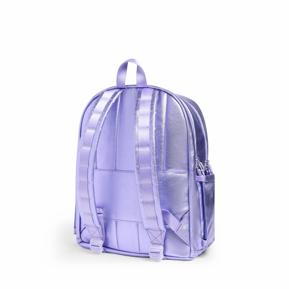 Kane Double Pocket Backpack Metallic 3D Hearts