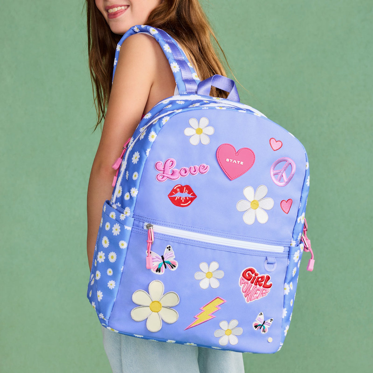 Kane Kids Double Pocket Recycled Polycanvas Girl Power