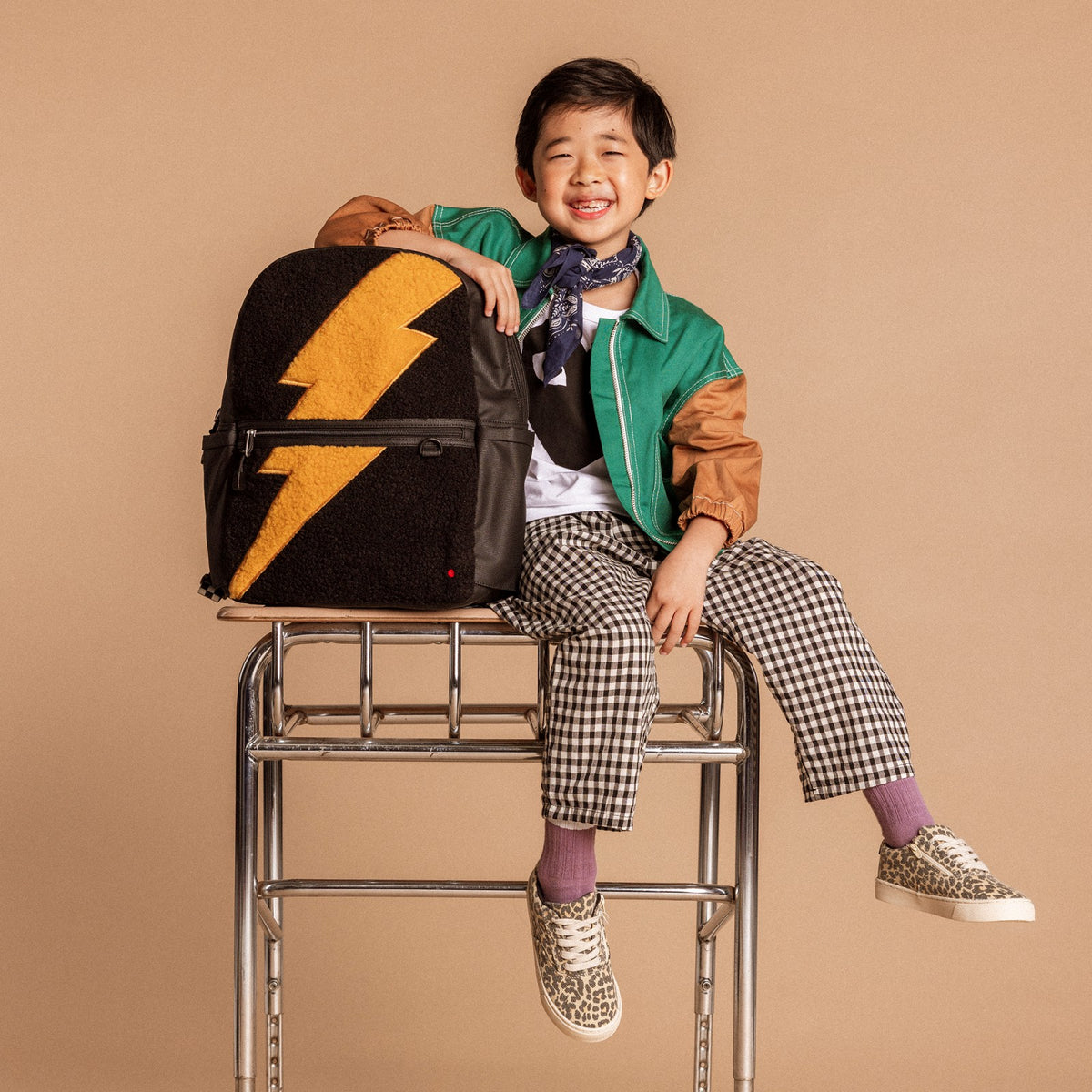Kane Kids Travel Backpack Fuzzy Bolt