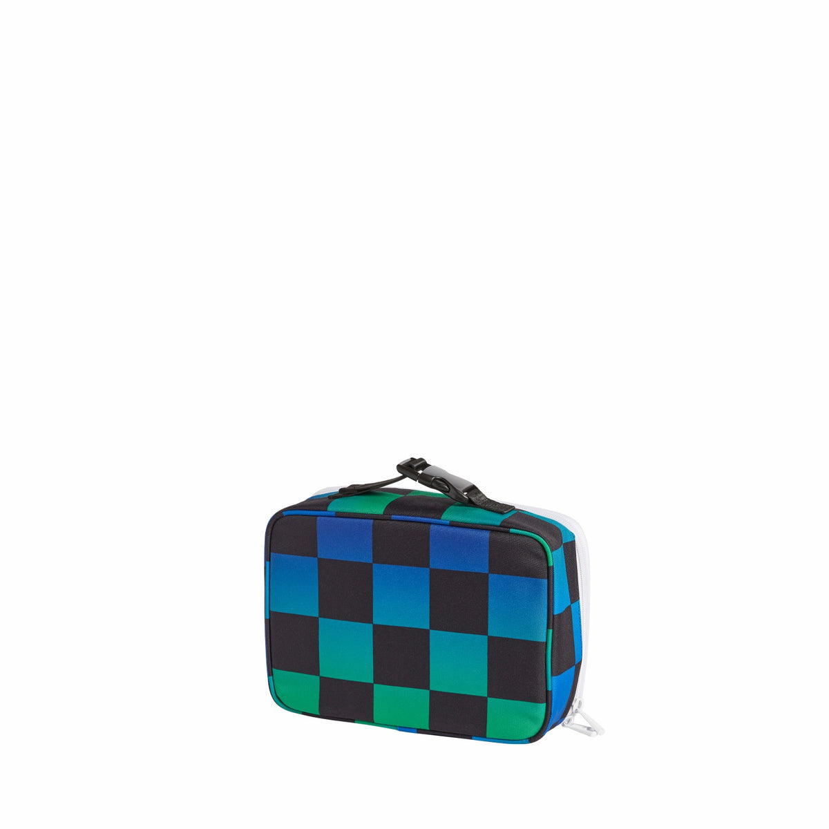 STATE Bags Rodgers Lunch Box Recycled Poly Canvas Blue Checkerboard