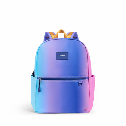 Kane Kids Double Pocket Recycled Polyester Canvas Blue Pink Gradient