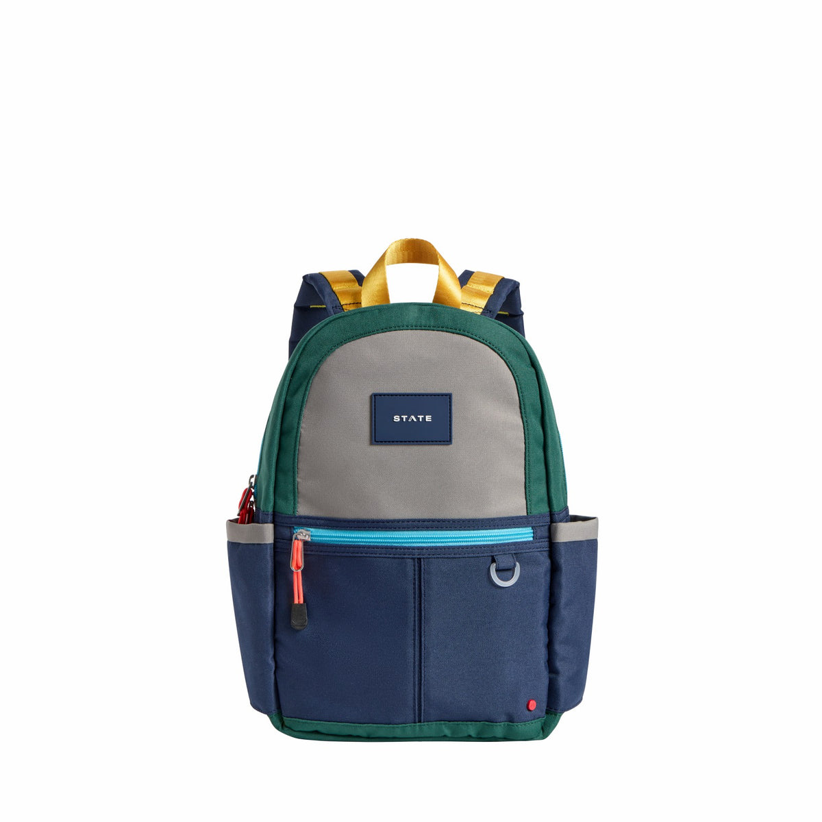 Kane Kids Mini Travel Backpack Color Block Green/Navy