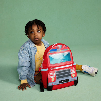 Kane Kids Mini Backpack Recycled Polycanvas Firetruck