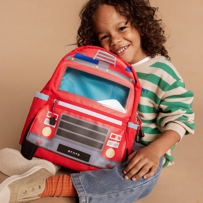 Kane Kids Mini Backpack Recycled Polycanvas Firetruck