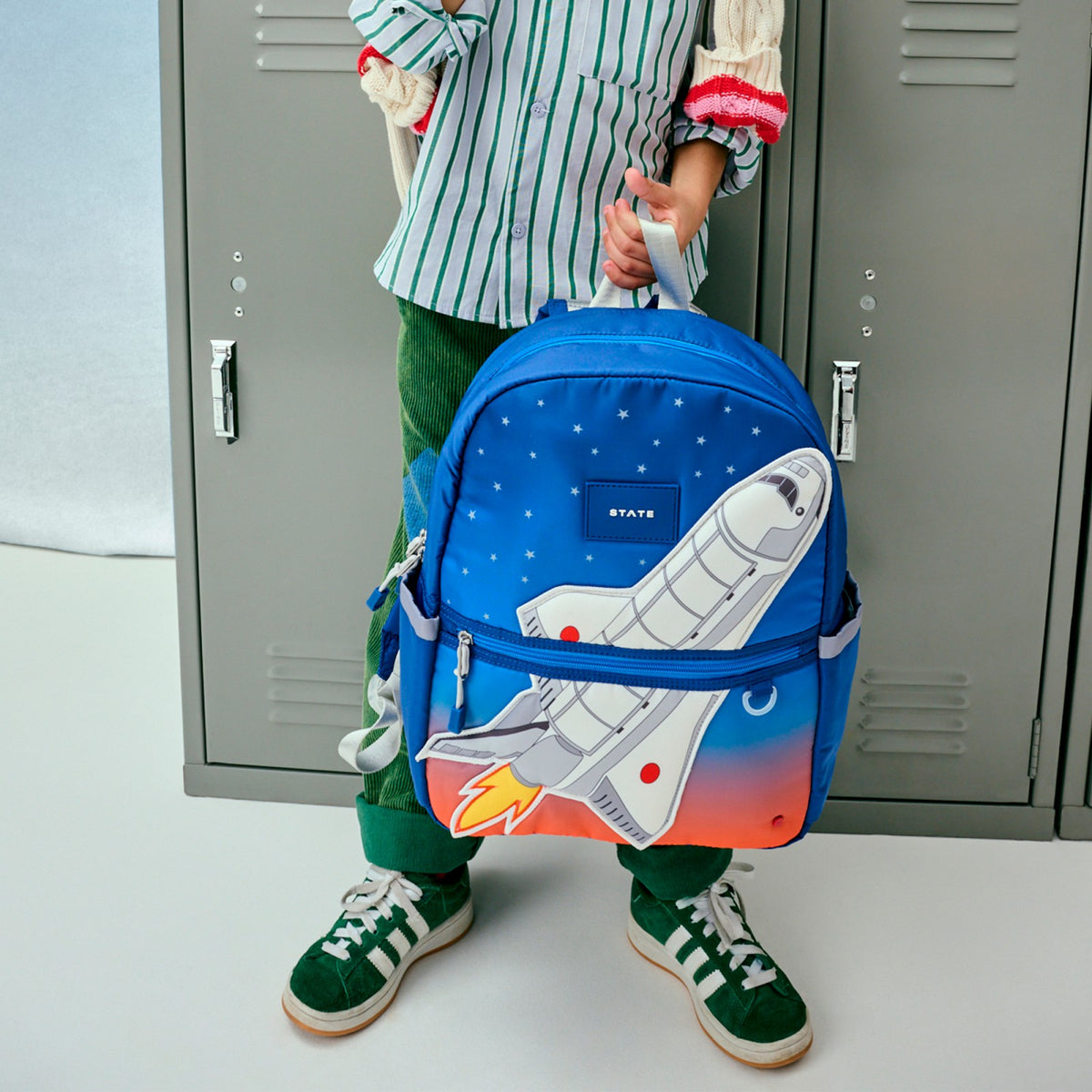 Kane Kids Backpack Nylon Puffer Spaceship