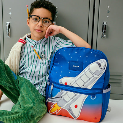 Kane Kids Backpack Nylon Puffer Spaceship