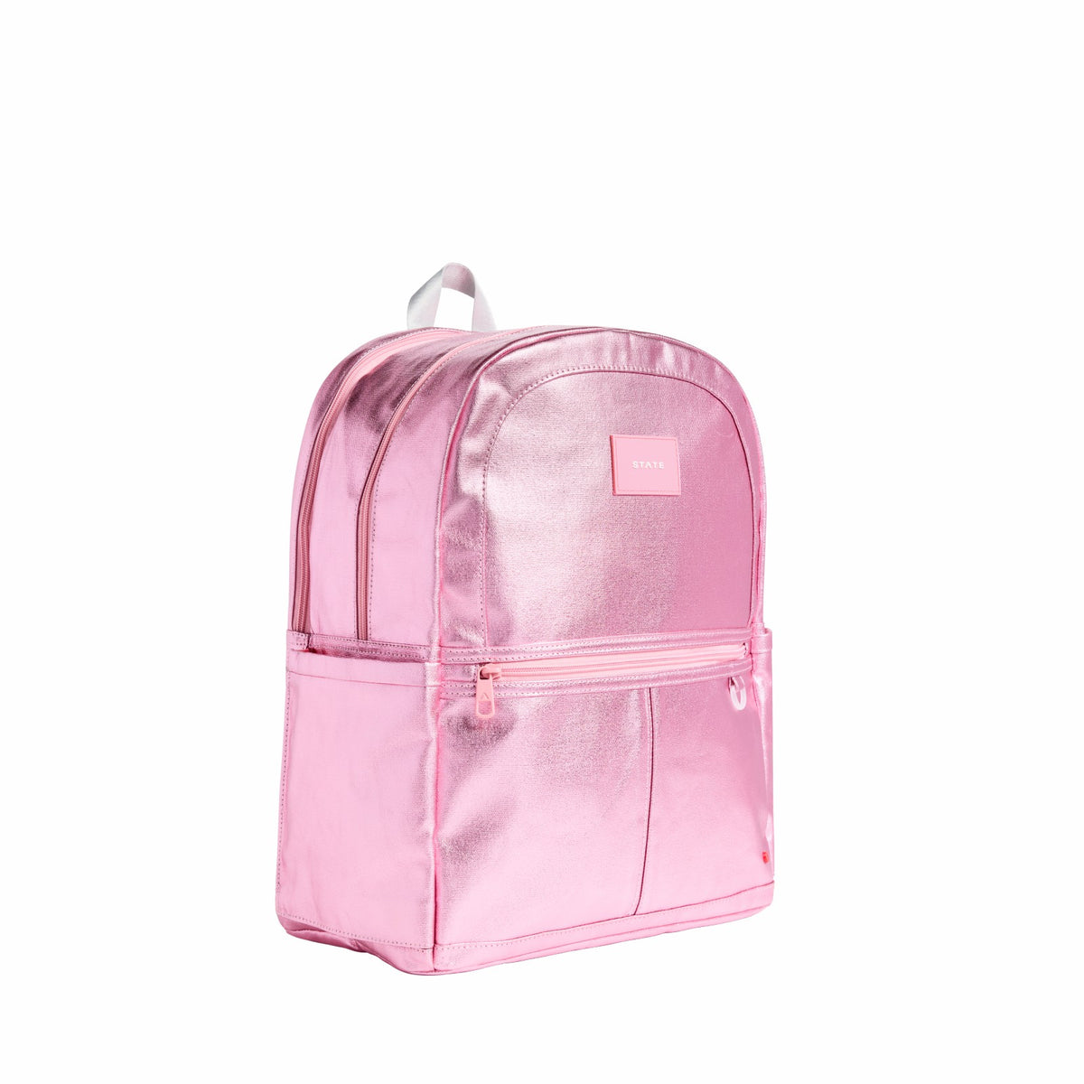 Kane Kids Large Backpack Metallic Pink/Silver