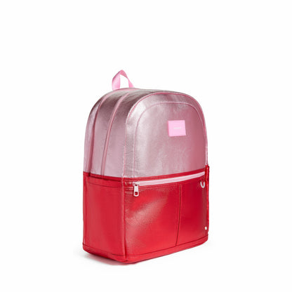 Kane Kids Large Backpack Metallic Pink/Red Colorblock