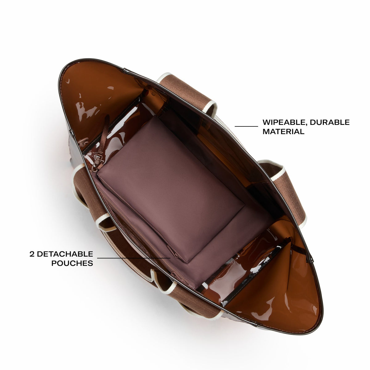 Wellington Cabana Tote TPU Brown