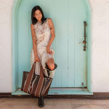Wellington Cabana Tote TPU Brown