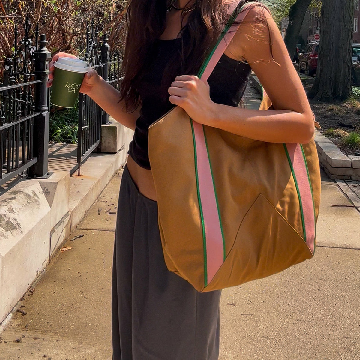 Beverly Tote Cotton Canvas Cinnamon