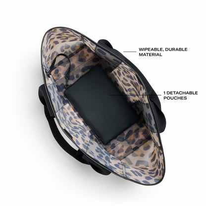 Wellington Cabana Tote Mesh Leopard