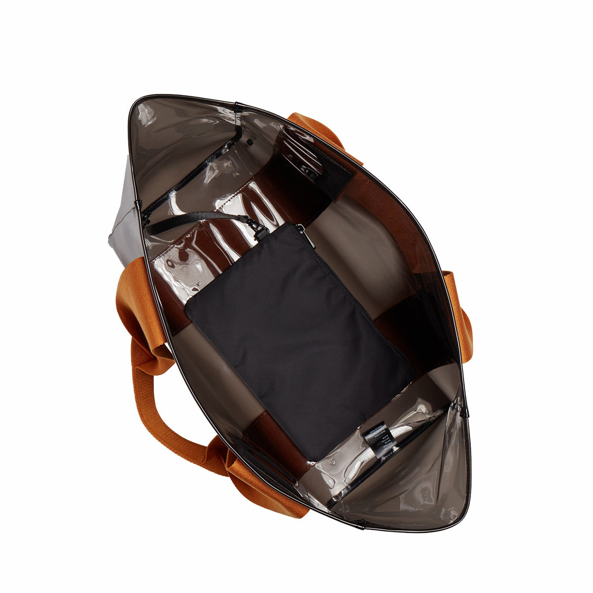 Wellington Cabana Tote TPU Black/Caramel