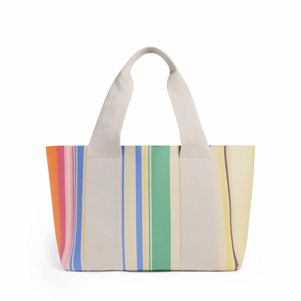 Wellington Cabana Tote Rainbow Stripe