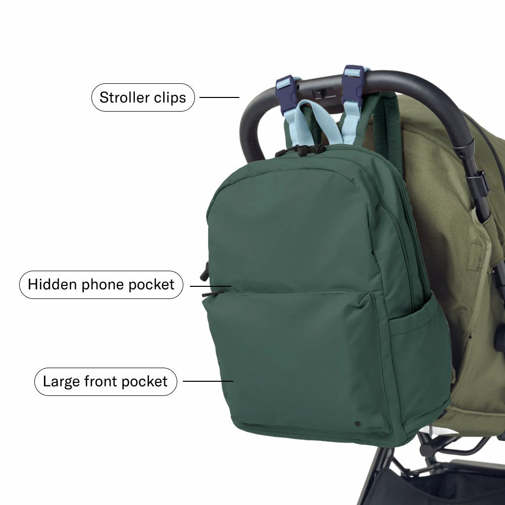 Lorimer Diaper Bag Backpack Nylon Black