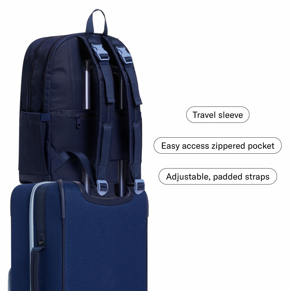 Lorimer Diaper Bag Nylon Ice Blue