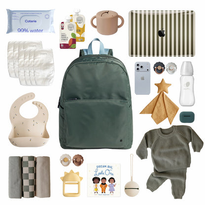 Lorimer Diaper Bag Nylon Ice Blue