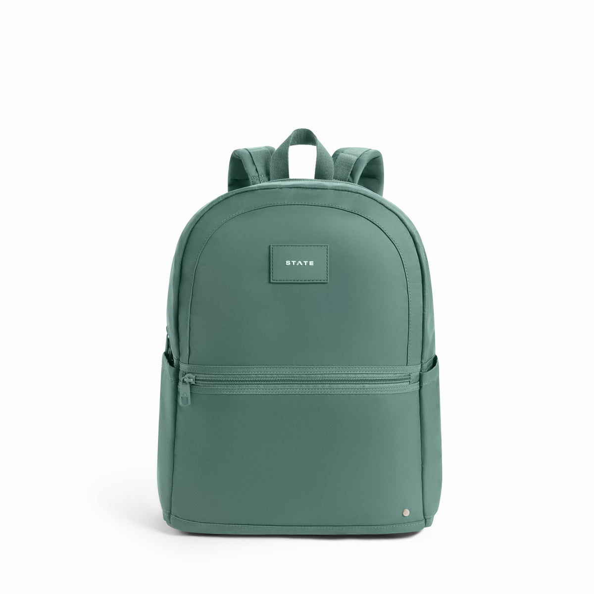 Evans Double Pocket Backpack Recycled Nylon Olive