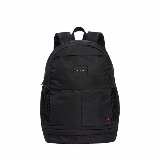 Lenox with Shoe Pocket Backpack Nylon Black