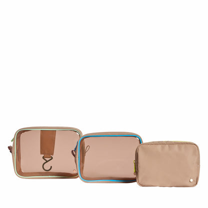 Travel Pouch Set TPU Latte