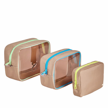 Travel Pouch Set TPU Latte